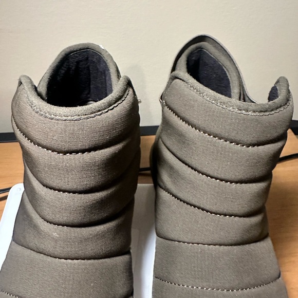 Dr Scholl's Women's Slip-on Booties Olive Green Snow Boots 8.5M - Picture 5 of 11